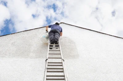 Peinture extérieure à l'Albenc — façades et ravalement